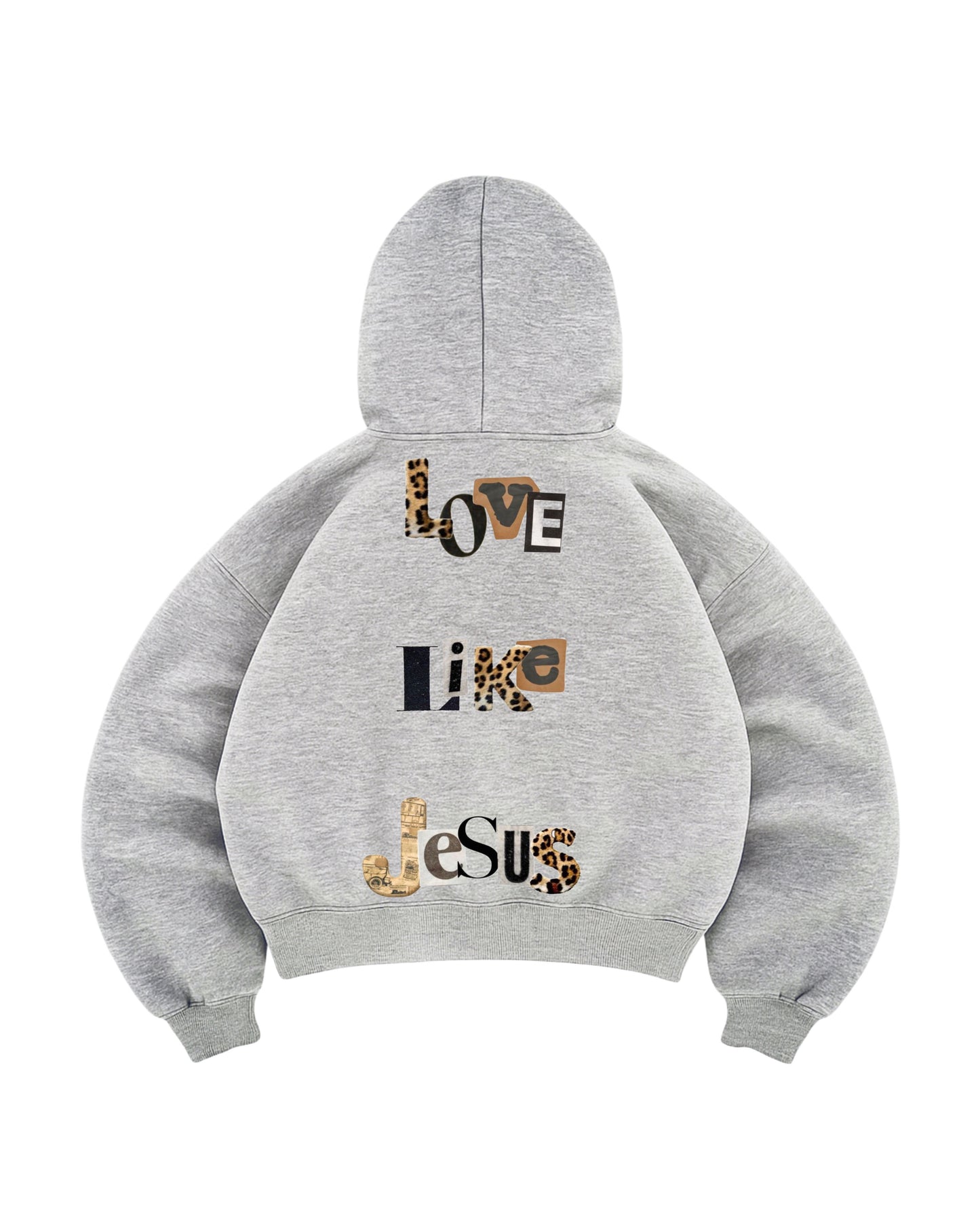 Hoodie god modelo manga globo love link Jesus