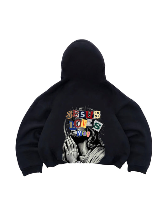 Hoodie god modelo manga globo
