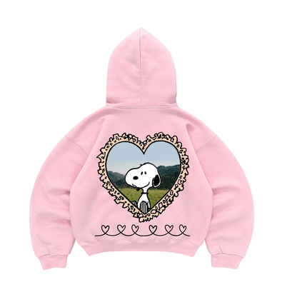 Hoodie mangas globo snoppy