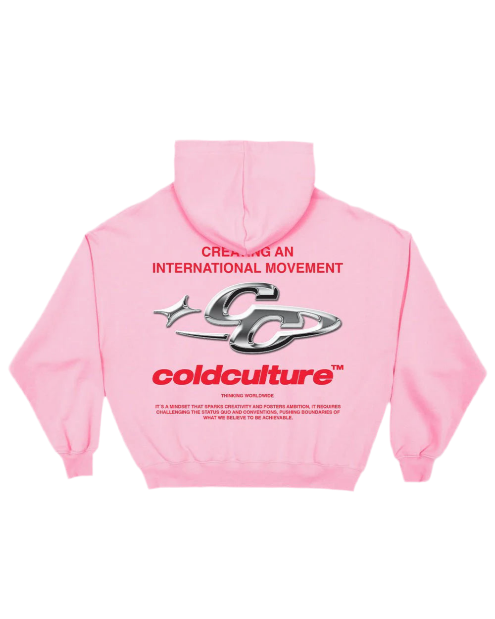 Hoodie Rosado cold culture
