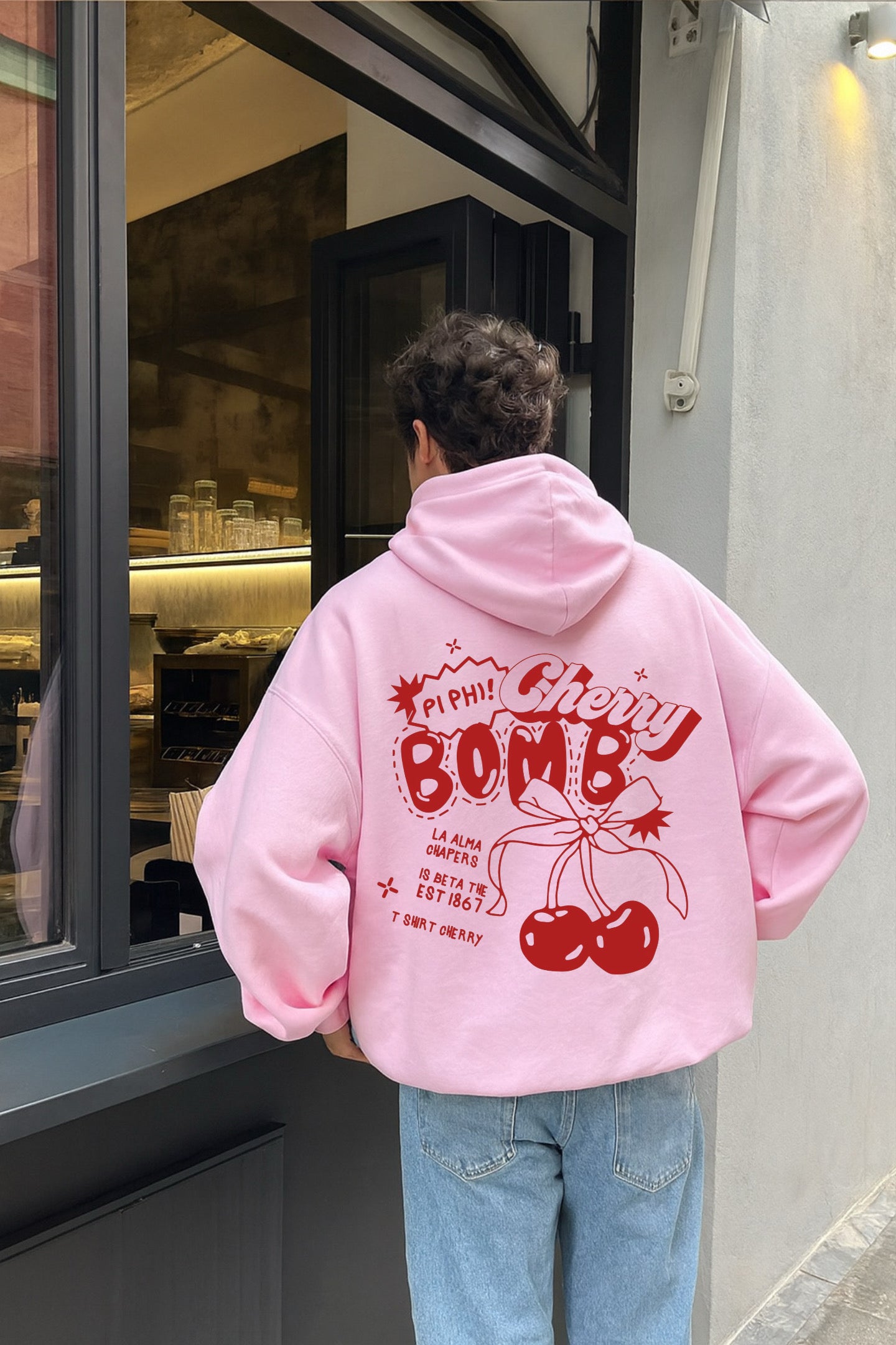 Hoodie cherry  manga globos