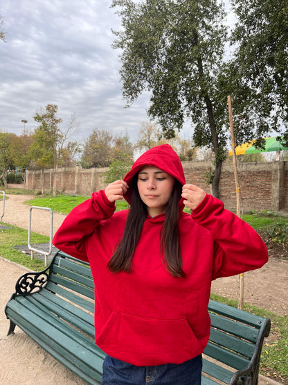 Basic Red - Hoodie Clásico