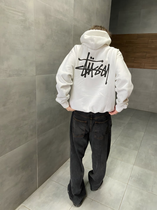 Hoodie stussy blanco