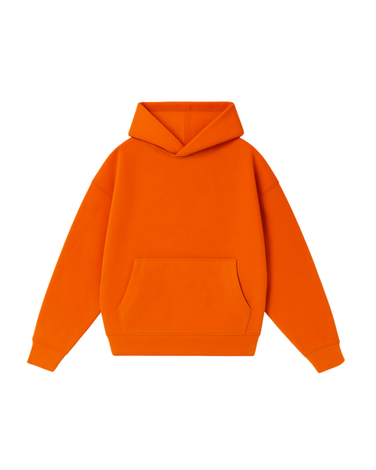 Basic Orange- Hoodie Clásico