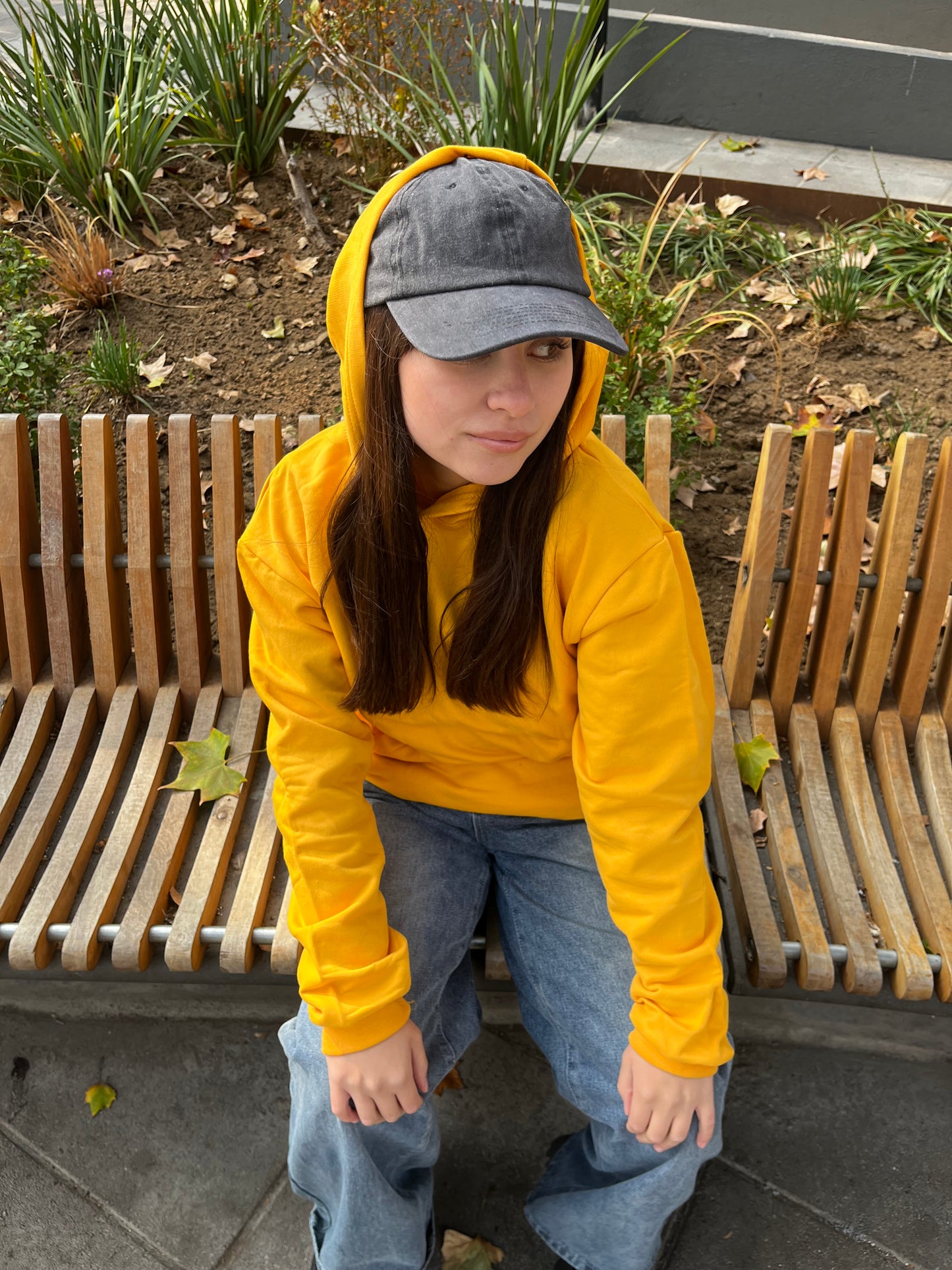 Basic Orange claro- Hoodie Clásico