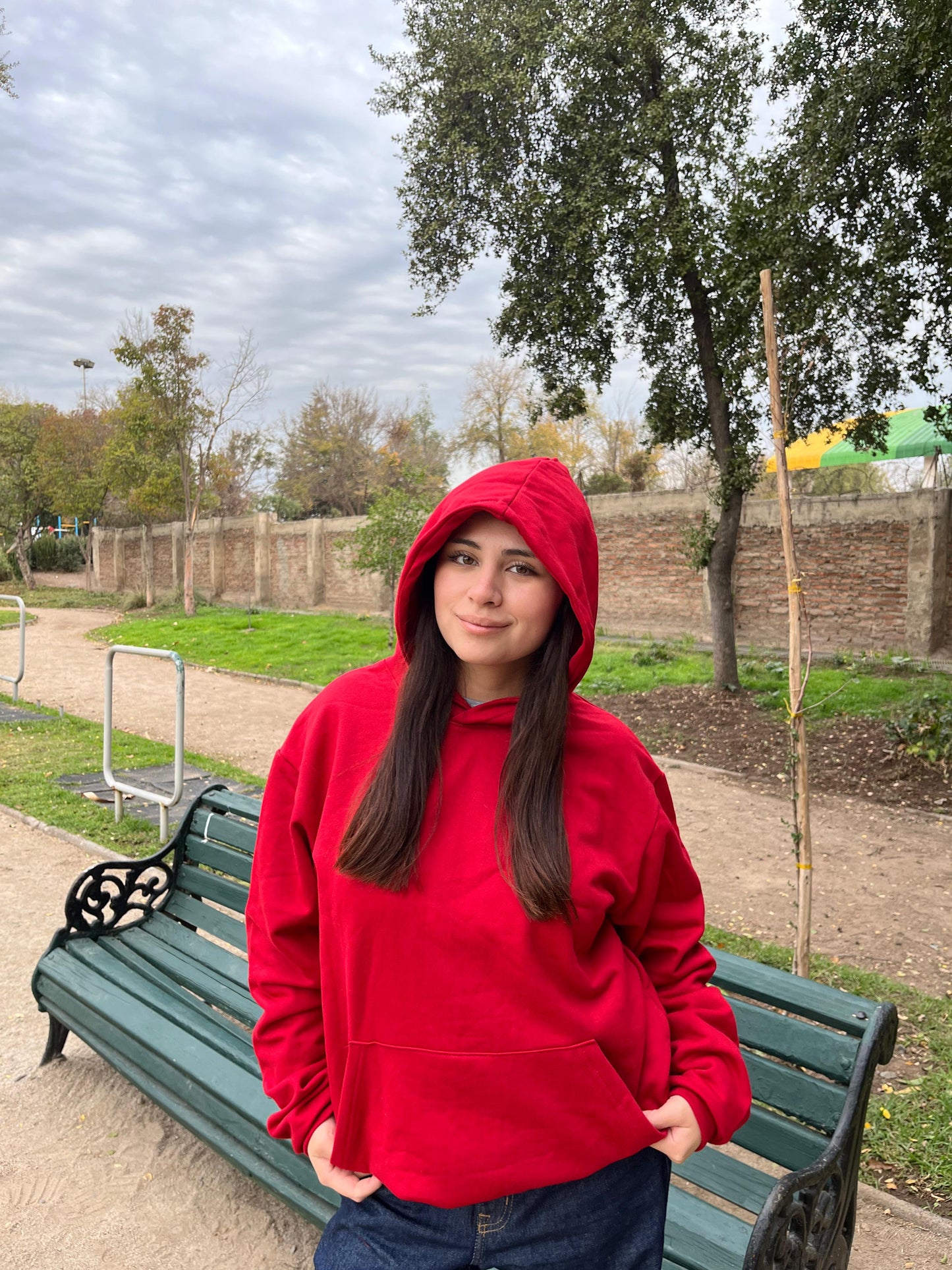 Basic Red - Hoodie Clásico