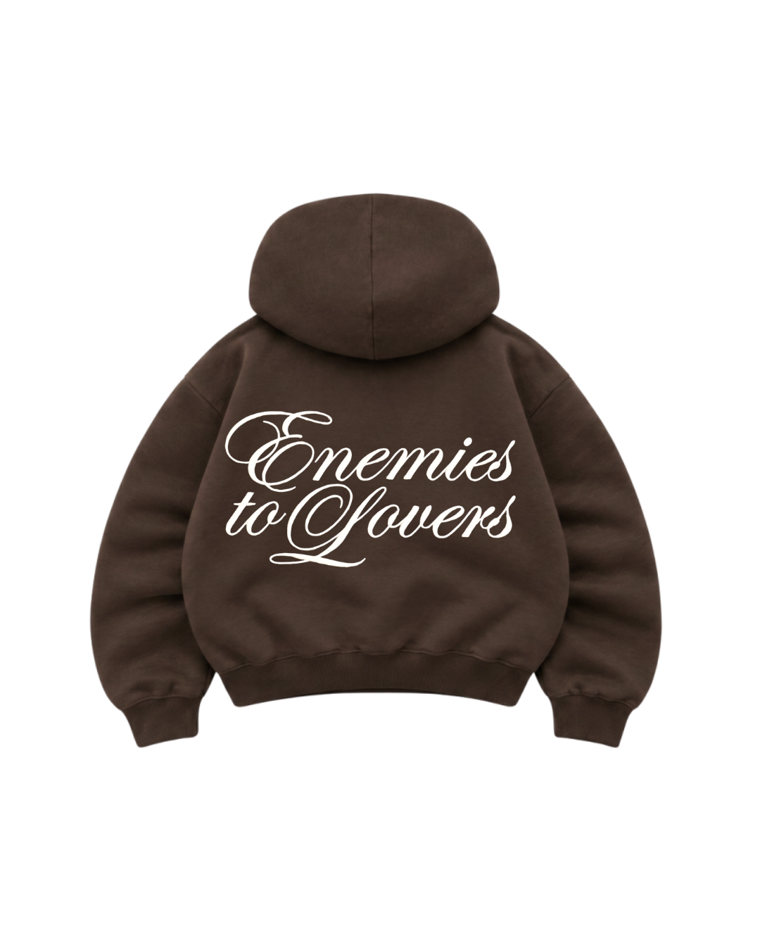Hoodie  Zip Mangas globo enemies to lovers coffe