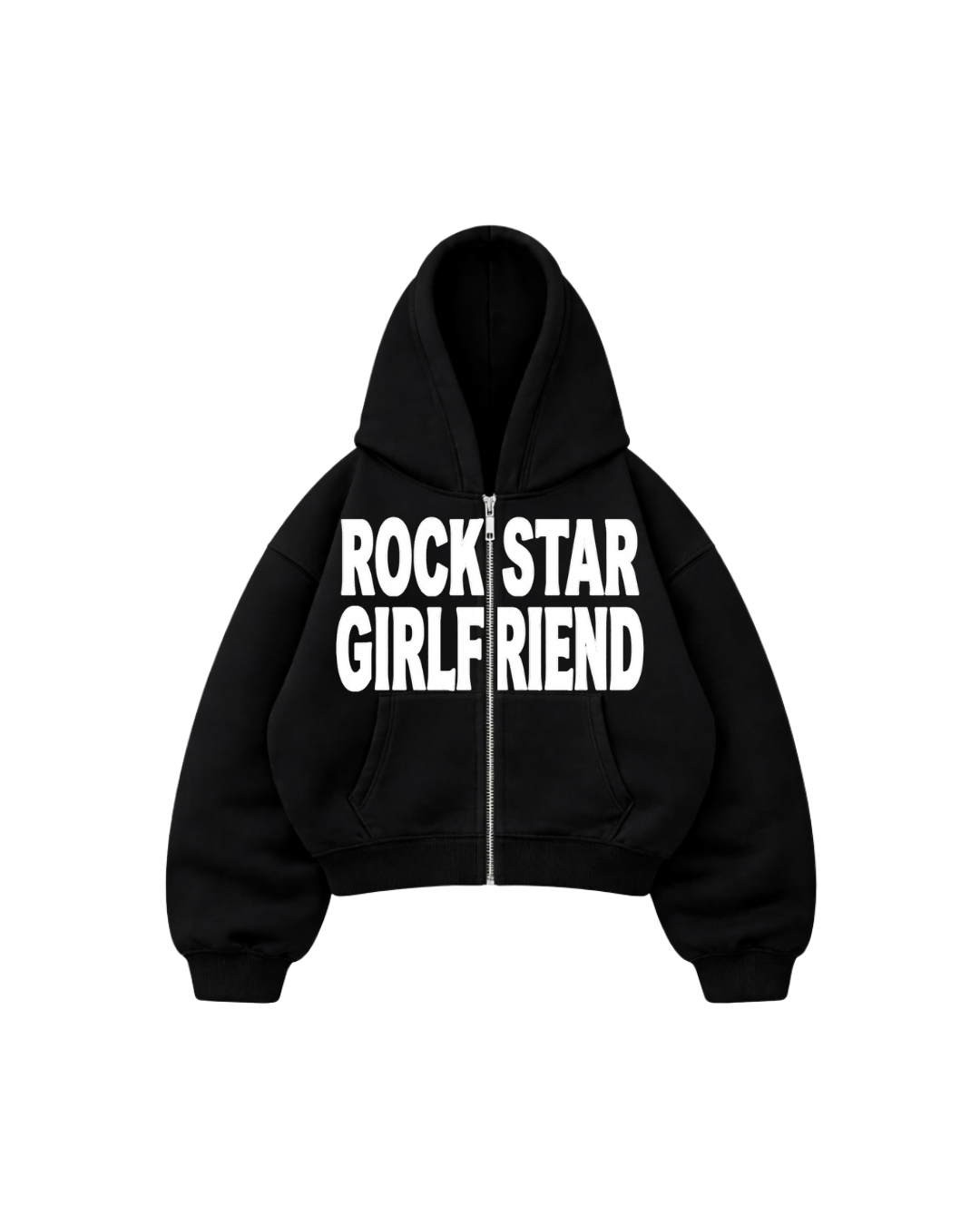 Hoodie Zip Mangas globo  rokstars