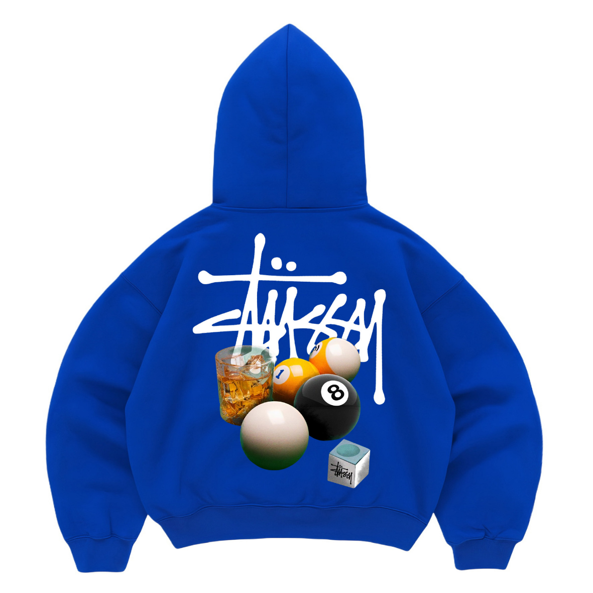 Hoodie mangas globo stussy
