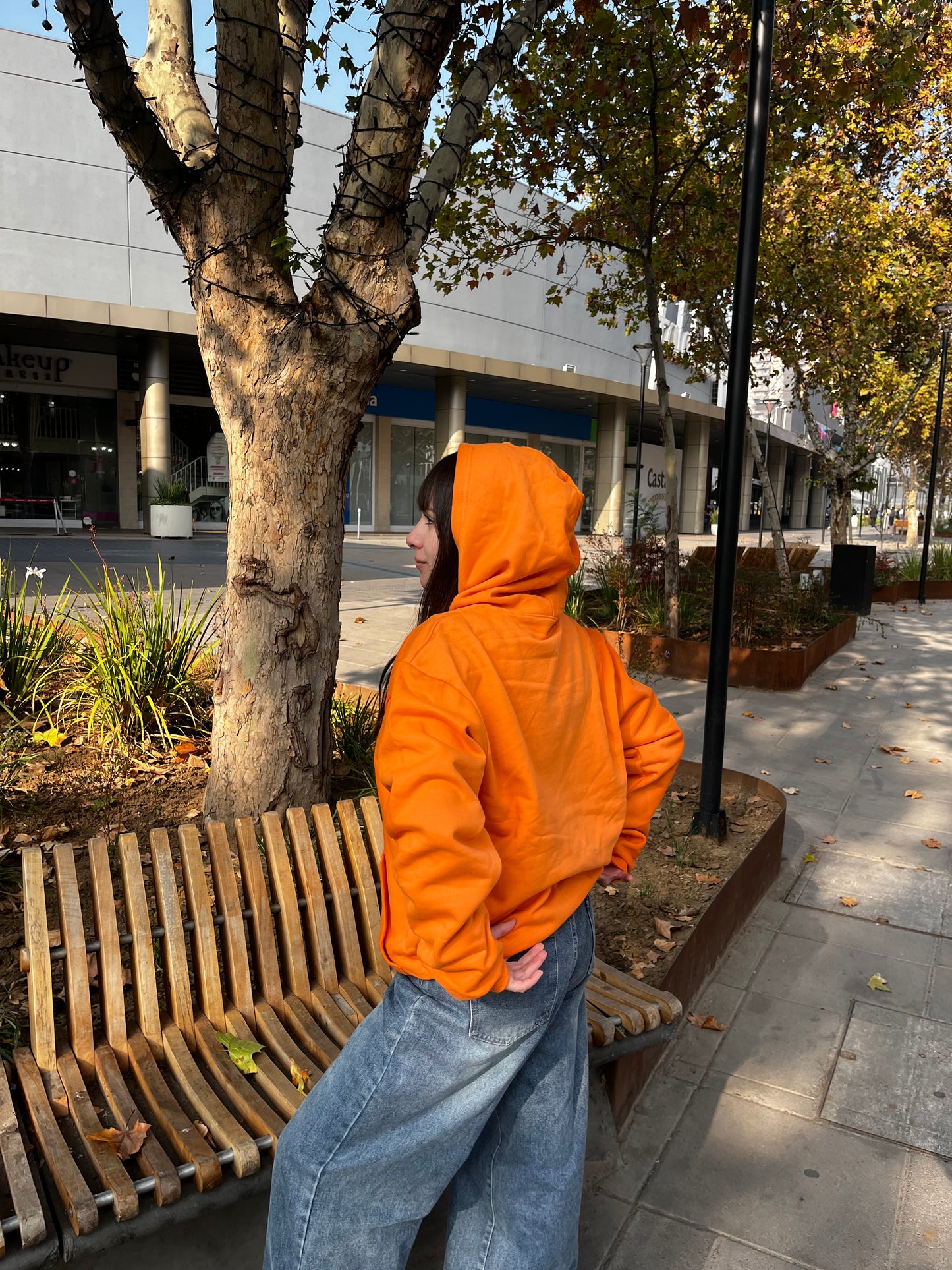 Basic Orange- Hoodie Clásico