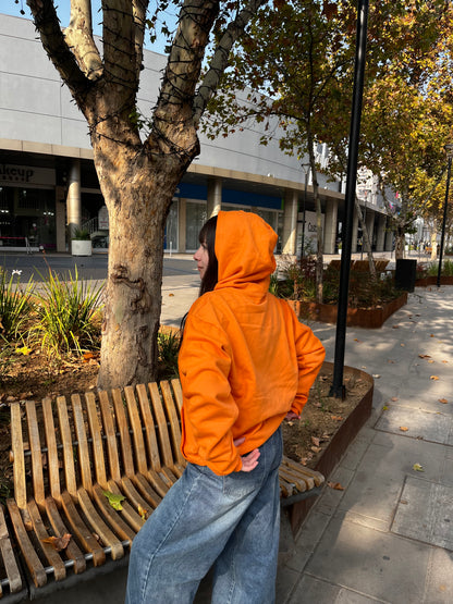 Basic Orange- Hoodie Clásico