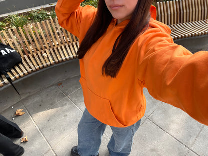 Basic Orange- Hoodie Clásico