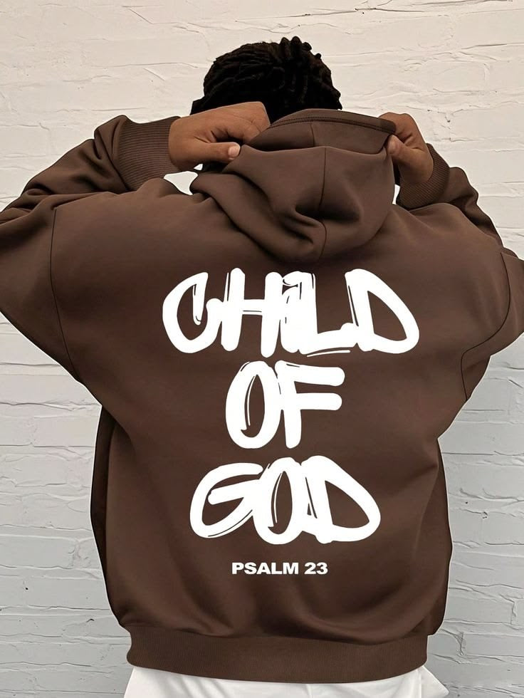 Hoodie God coffe  modelo recto