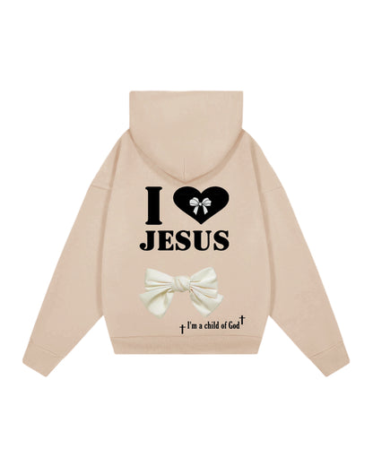 Hoodie  beige  iam Jesús