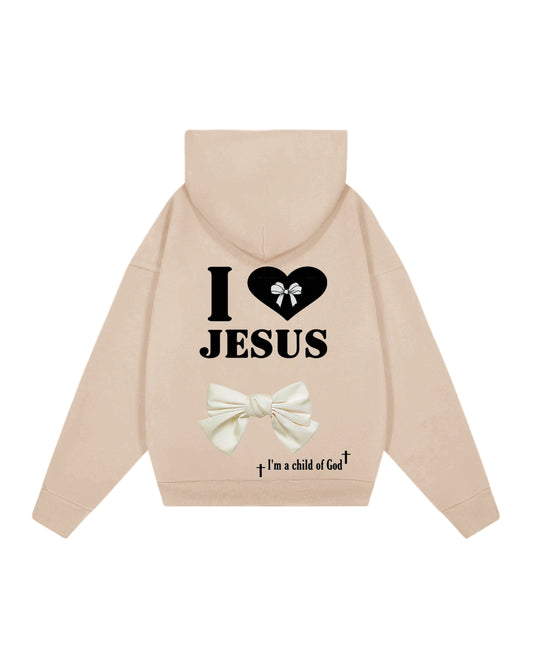 Hoodie  beige  iam Jesús