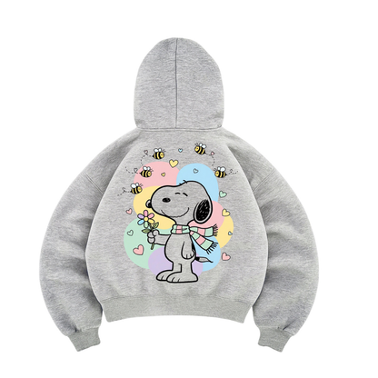 Hoodie mangas globo snoppy