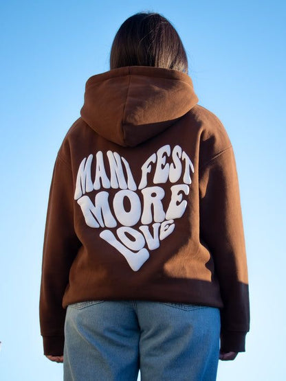 Hoodie love modelo recto