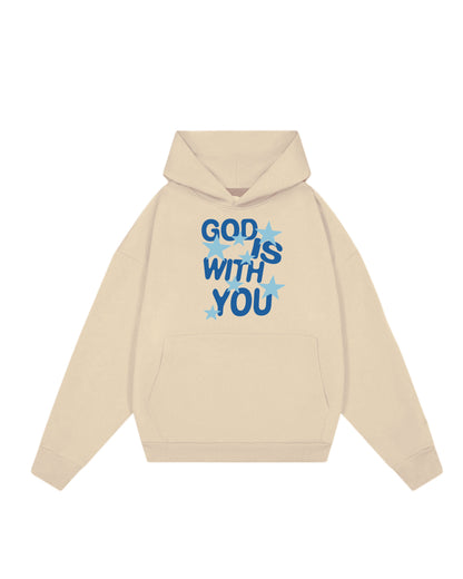 Hoodie Jesús god is with you