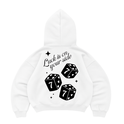 Hoodie modelo manga globo luck