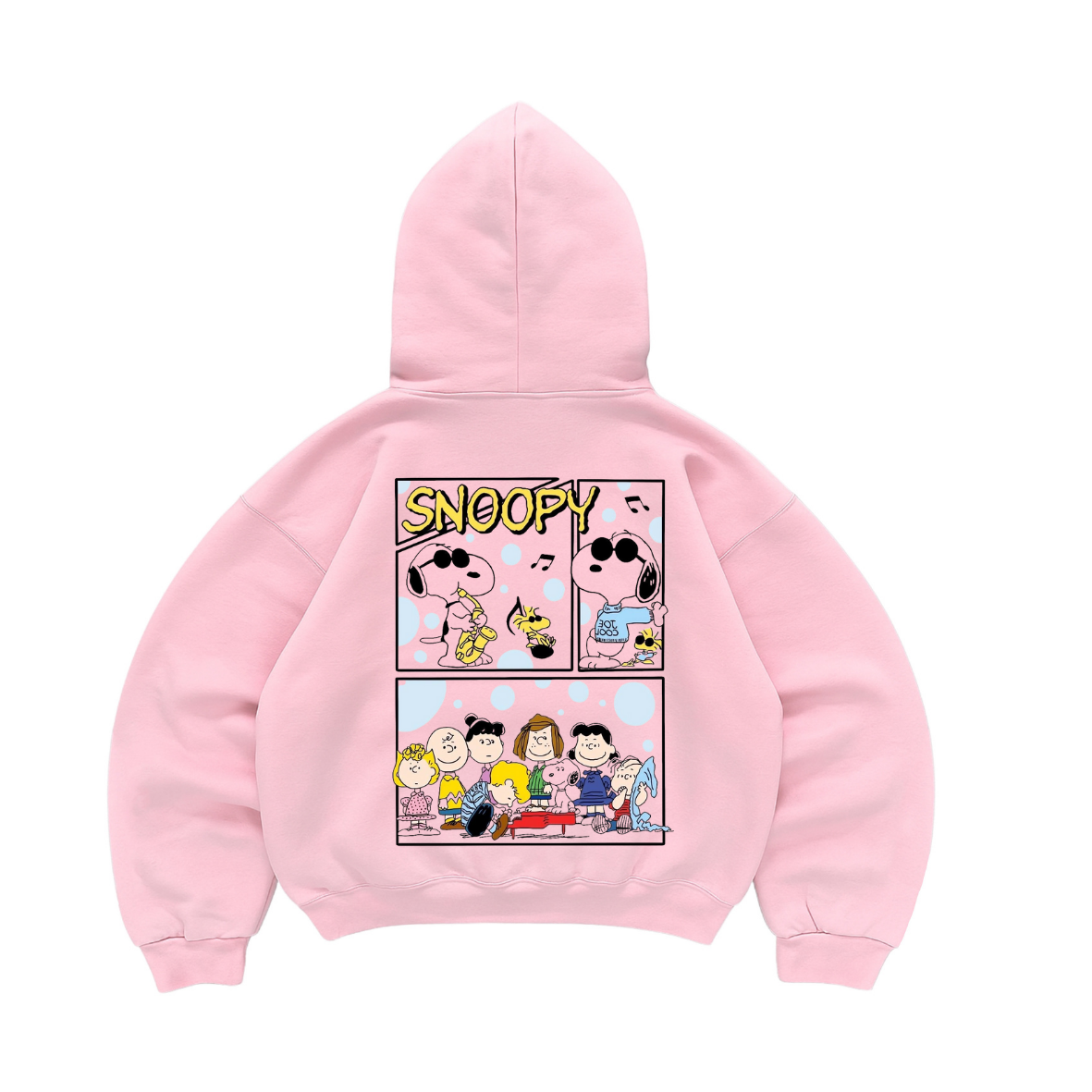 Hoodie mangas globo snoppy