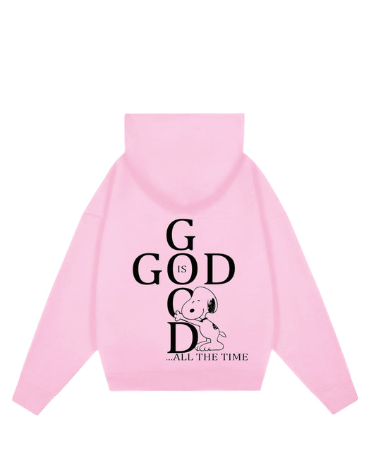 Hoodie rosa snoopy Jesús