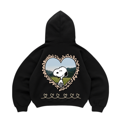 Hoodie mangas globo snoppy