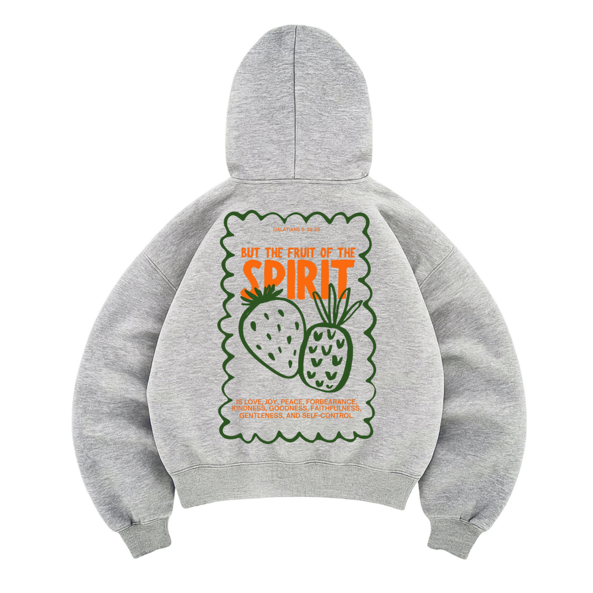 Hoodie mangas globo fruit