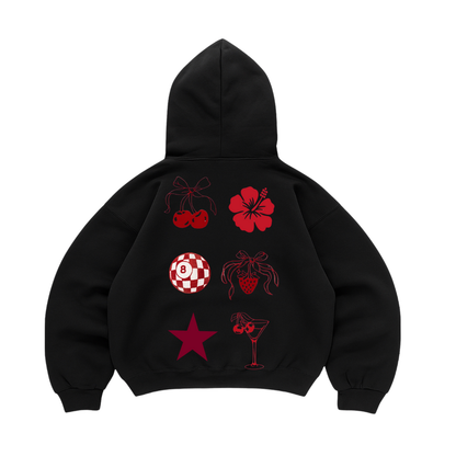 Hoodie modelo manga globo