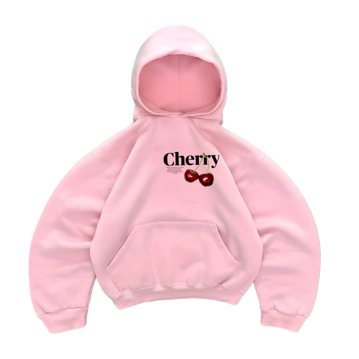 Hoodie mangas globo cherry