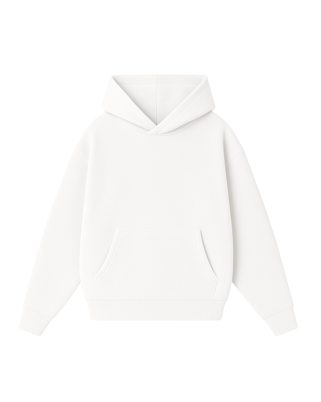 Basic White - Hoodie Clásico
