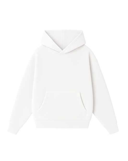 Basic White - Hoodie Clásico