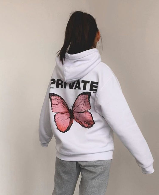 Hoodie blanco private