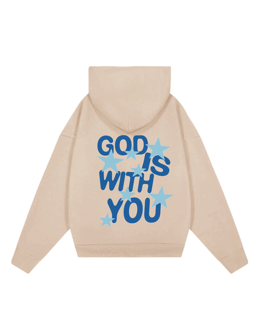 Hoodie Jesús god is with you