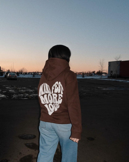 Hoodie love modelo recto