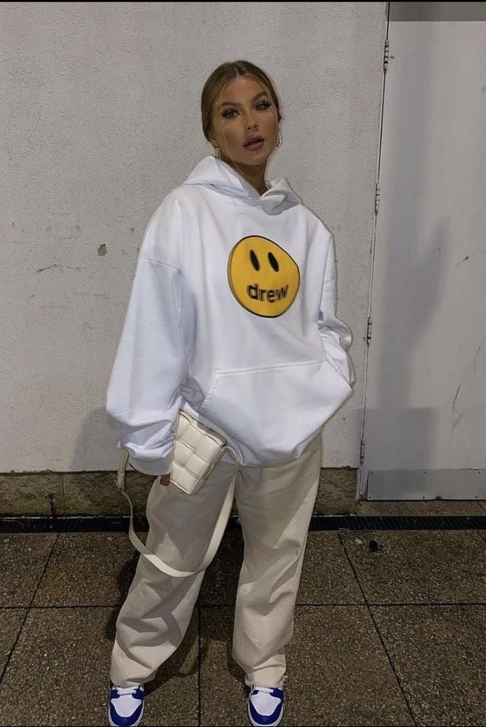 Hoodie blanco drew