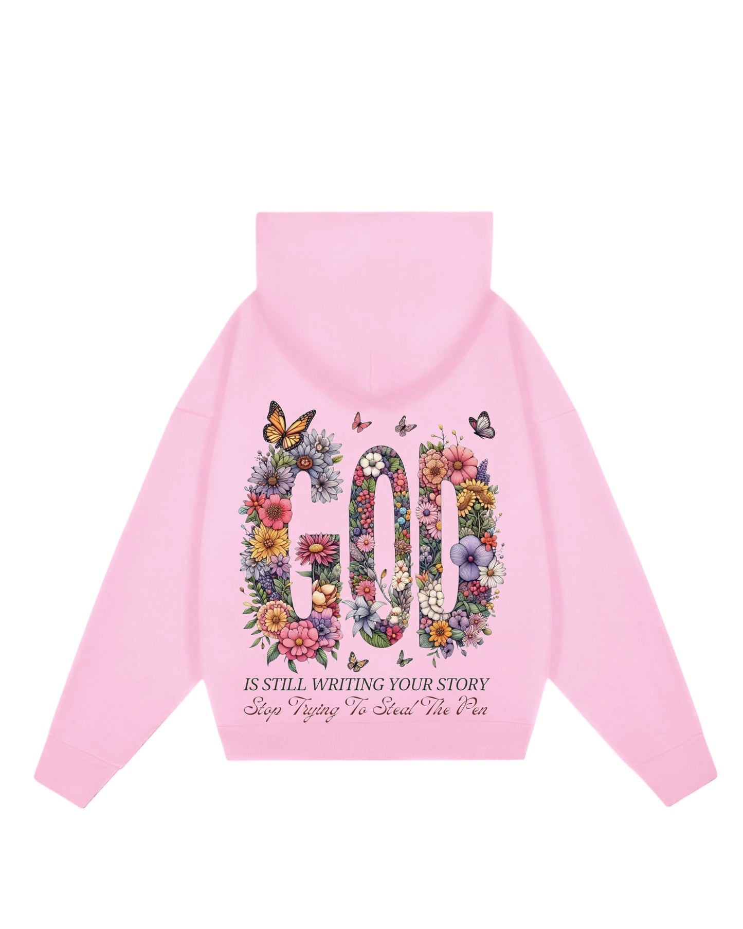 Hoodie rosa God is still Jesús