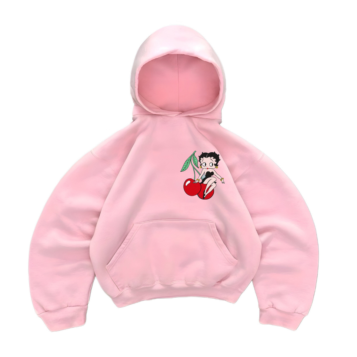 Hoodie mangas globo cherry
