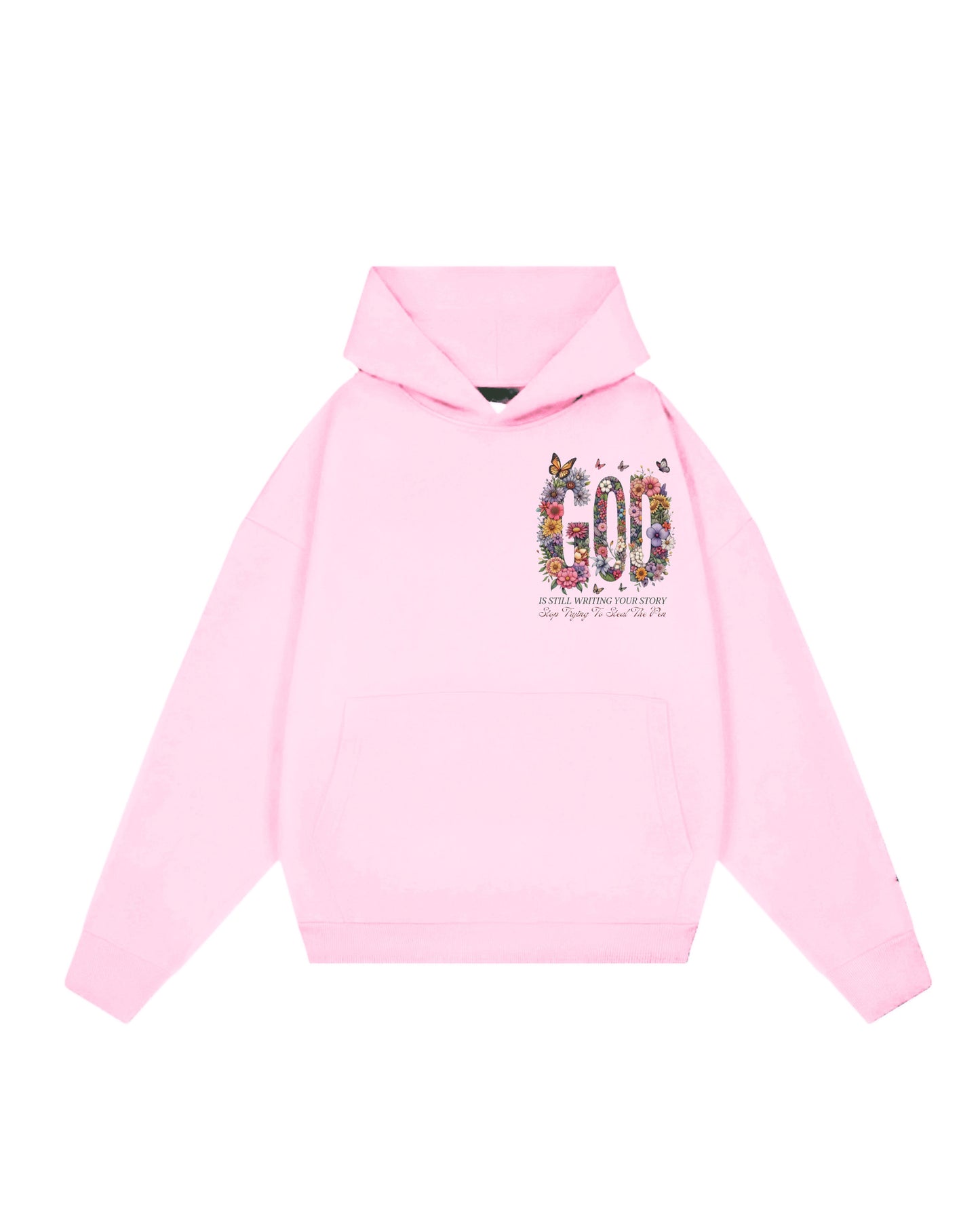 Hoodie rosa God is still Jesús