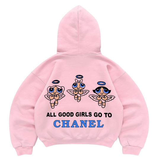 Hoodie mangas globo Chanel