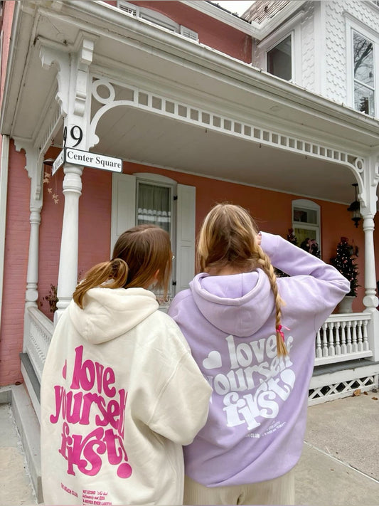 Hoodie ★ blanco love yoursen