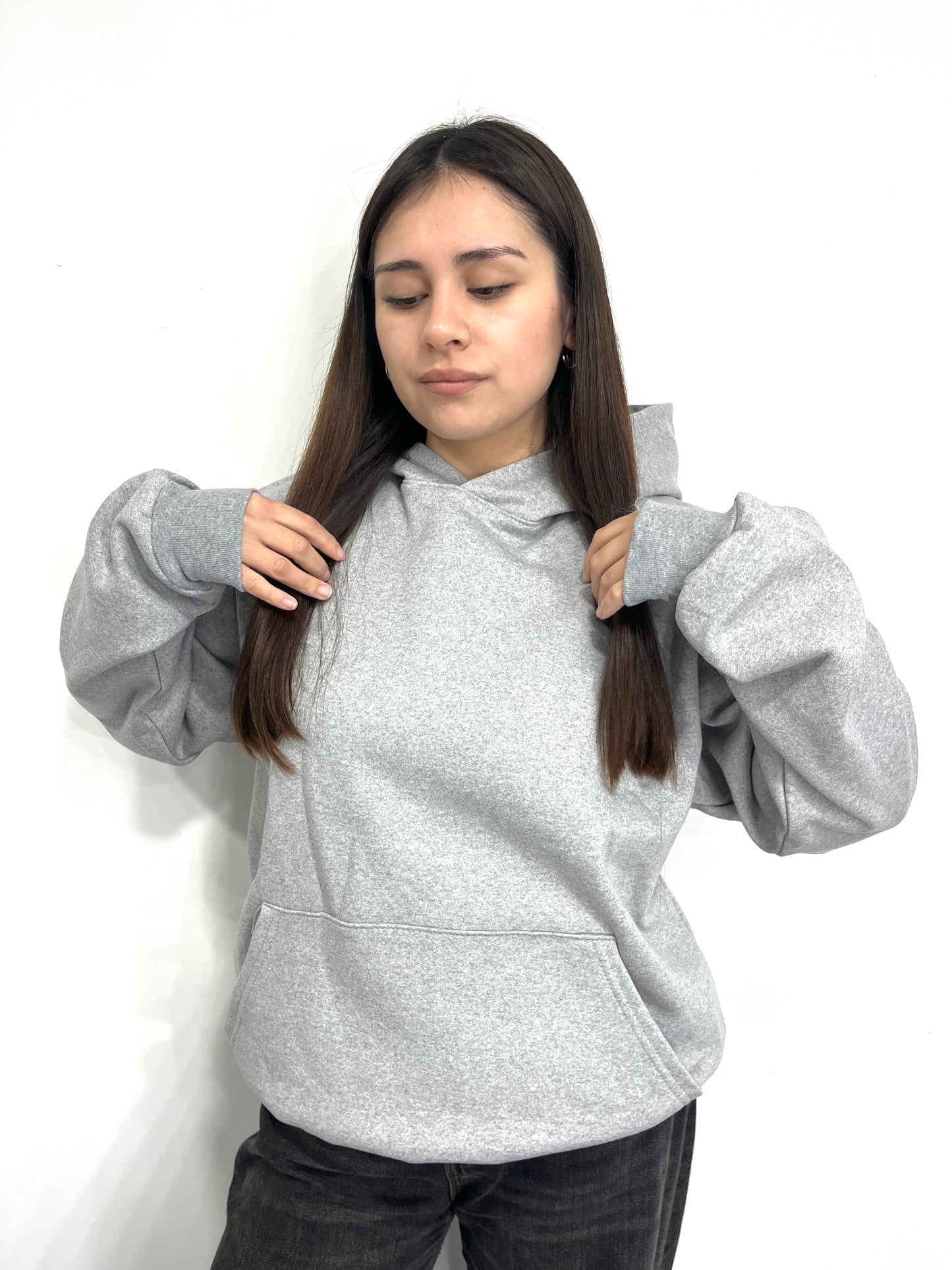Basic grey - Hoodie Clásico