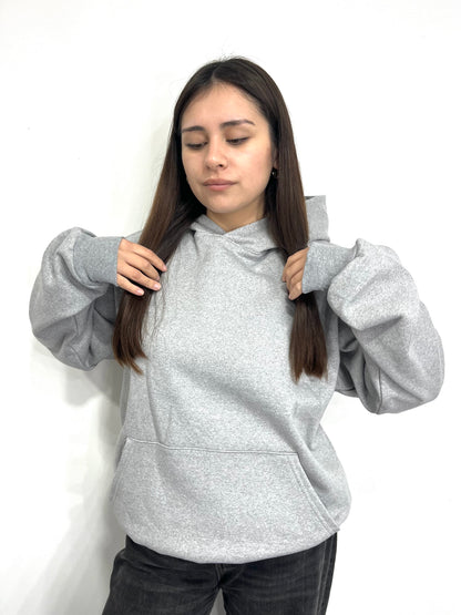 Basic grey - Hoodie Clásico