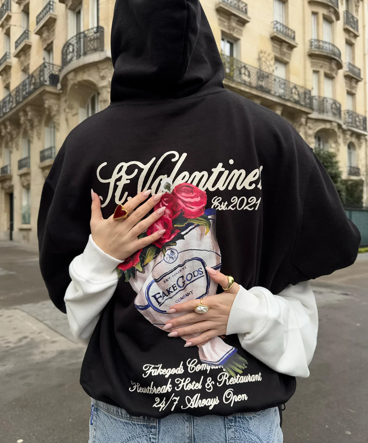 Hoodie manga globo valentine