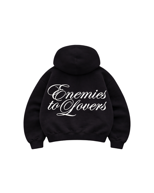 Hoodie Zip Mangas globo enemies to lovers