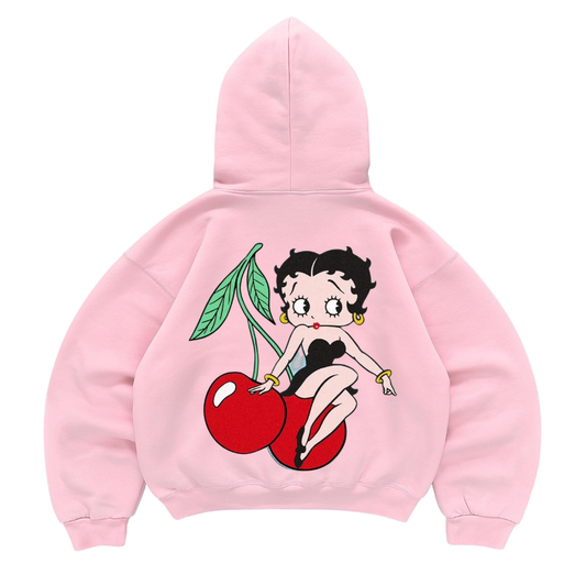 Hoodie mangas globo cherry