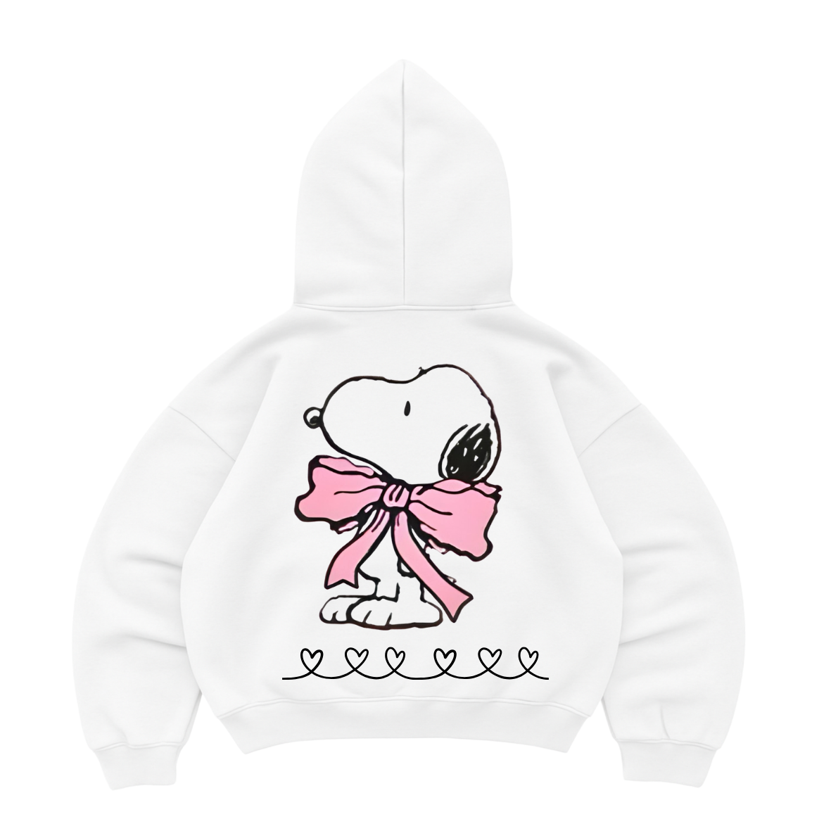 Hoodie mangas globo snoppy