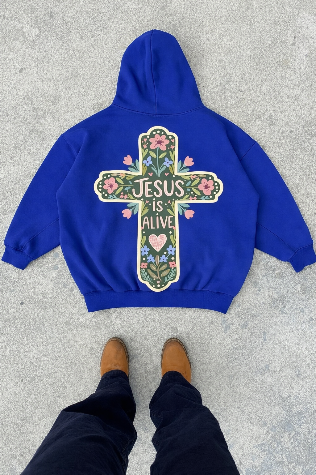 Hoodie Jesús  Hoodie manga globo