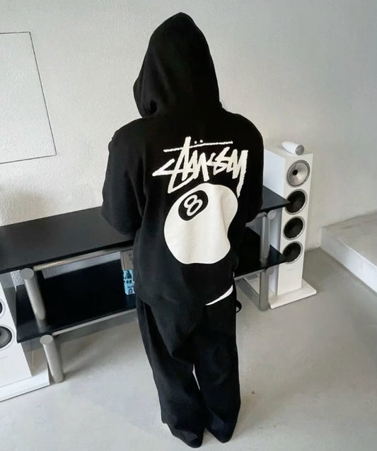 Hoodie estilo Stussy  Bola 8