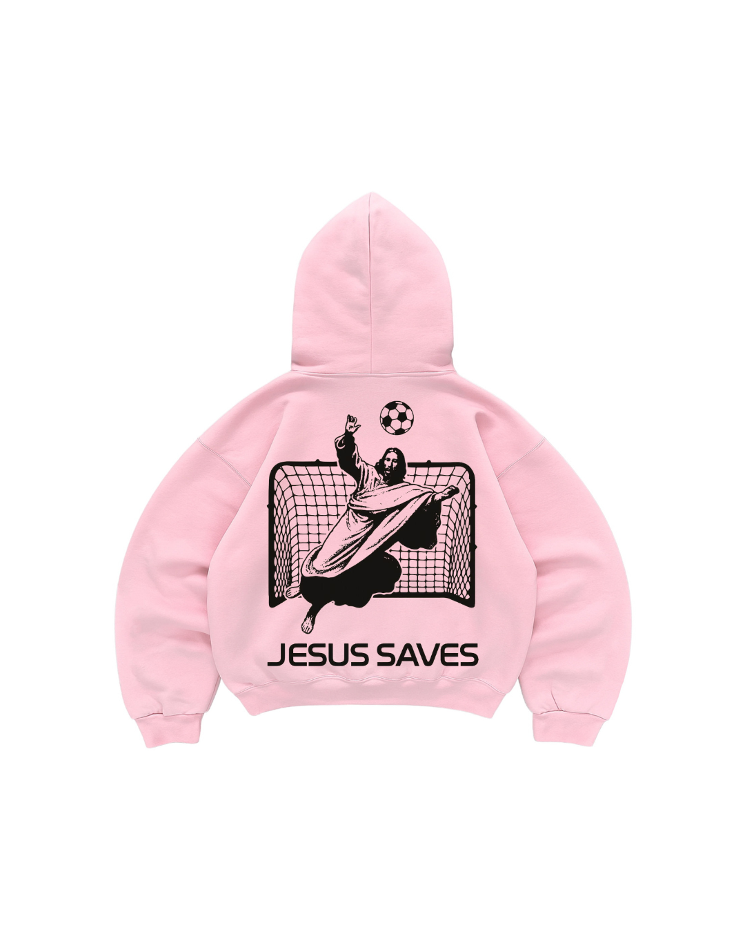 Hoodie modelo manga globo Jesús