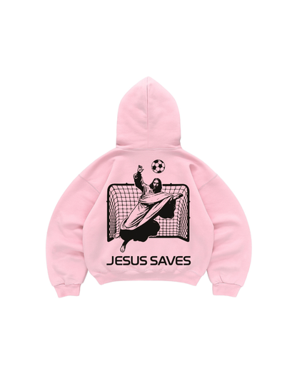 Hoodie modelo manga globo Jesús